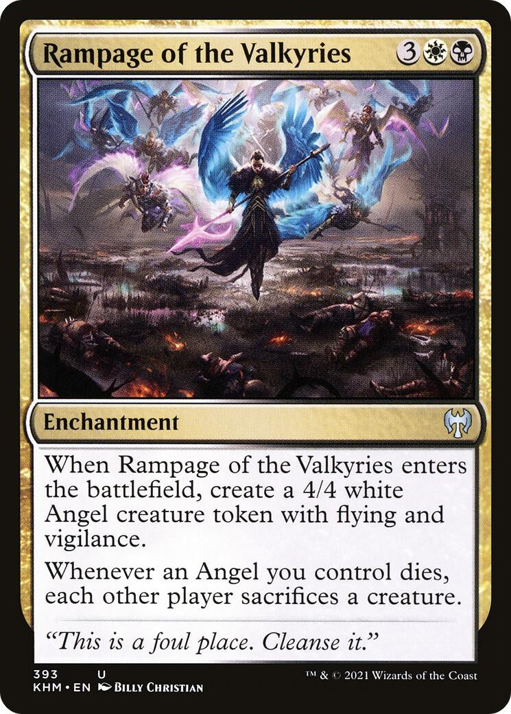 Image for Rampage of the Valkyries (393) (Kaldheim) - Magic: The Gathering