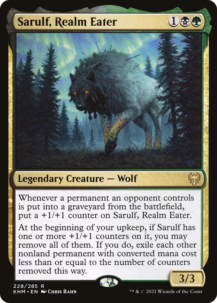 Image for Sarulf, Realm Eater (228) (Kaldheim) - Magic: The Gathering