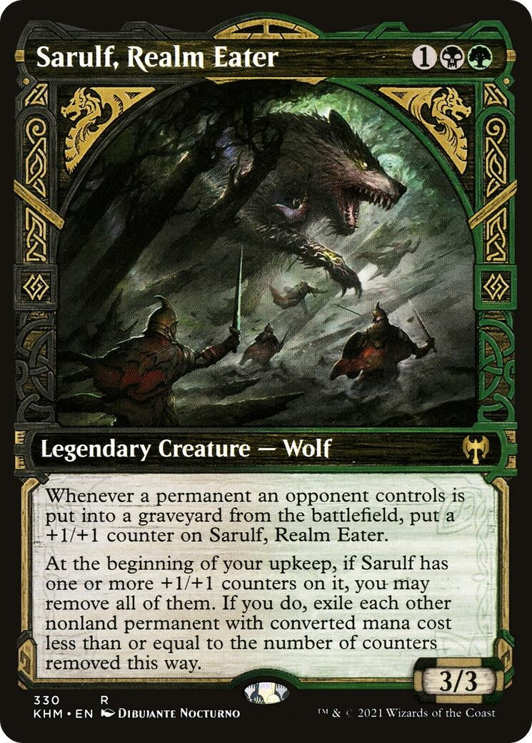 Image for Sarulf, Realm Eater (Showcase) (330) (Kaldheim) - Magic: The Gathering