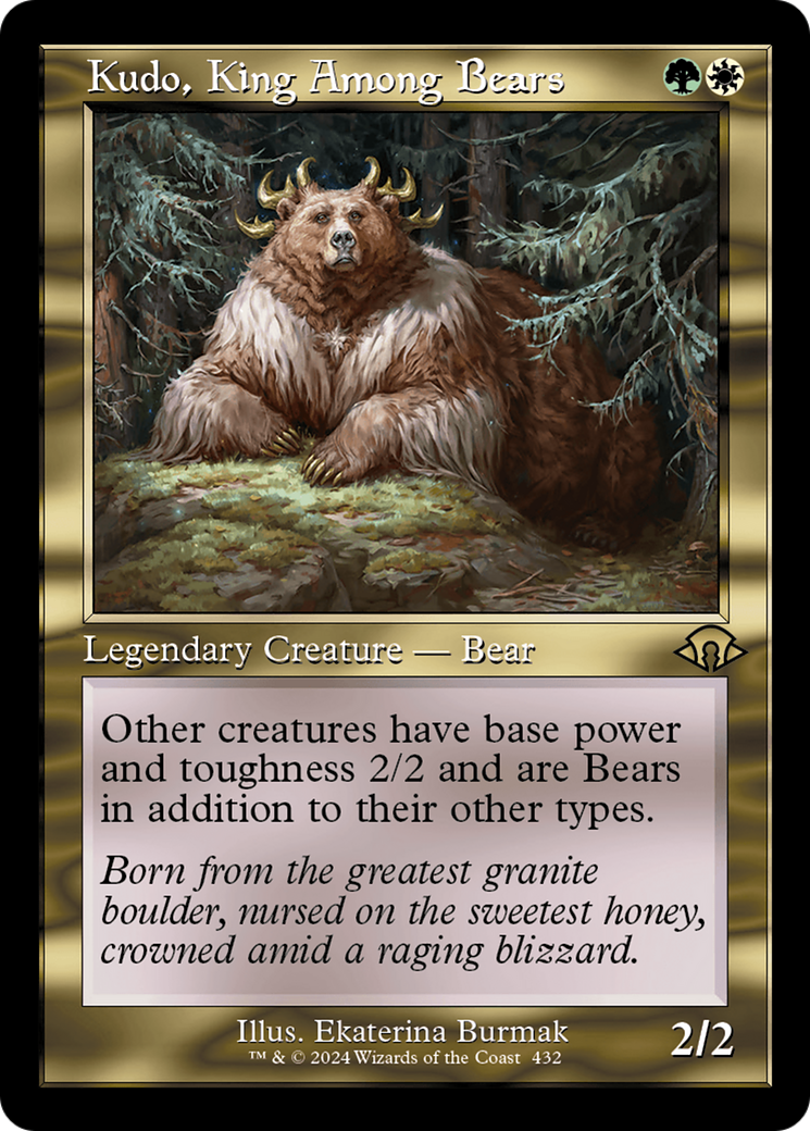 Kudo, King Among Bears (Retro Frame) (432) (MH3)