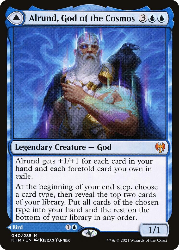 Image for Alrund, God of the Cosmos (40) (Kaldheim) - Magic: The Gathering