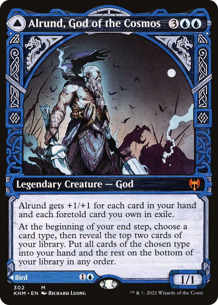 Image for Alrund, God of the Cosmos (Showcase) (302) (Kaldheim) - Magic: The Gathering