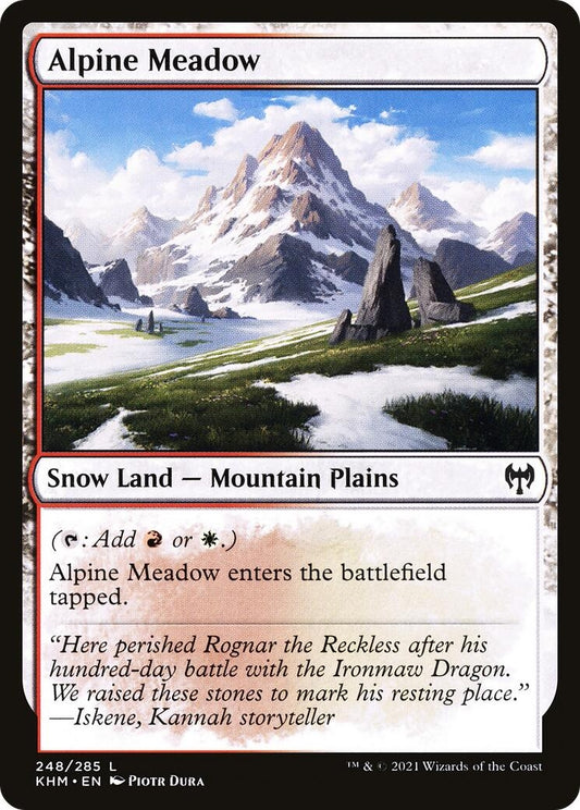 Image for Alpine Meadow (248) (Kaldheim) - Magic: The Gathering
