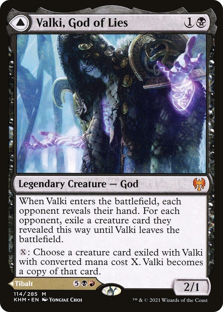 Image for Valki, God of Lies (114) (Kaldheim) - Magic: The Gathering