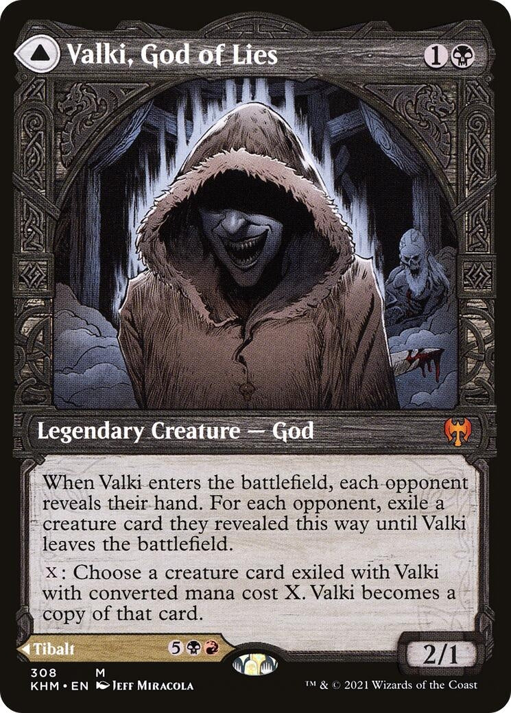 Image for Valki, God of Lies (Showcase) (308) (Kaldheim) - Magic: The Gathering