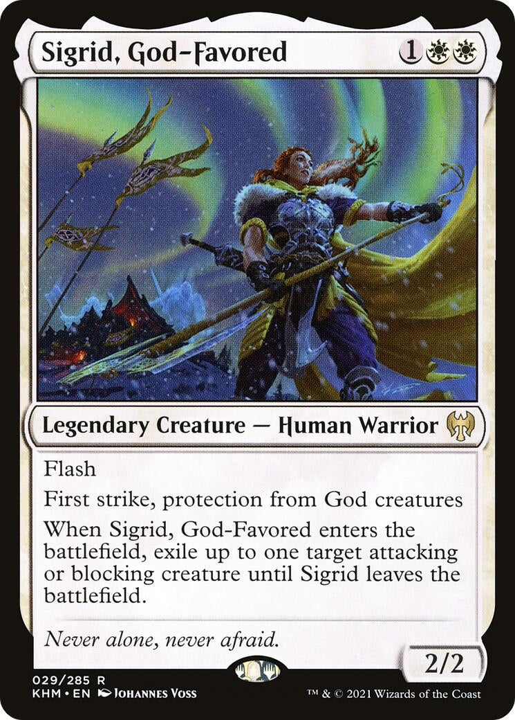 Image for Sigrid, God-Favored (29) (Kaldheim) - Magic: The Gathering