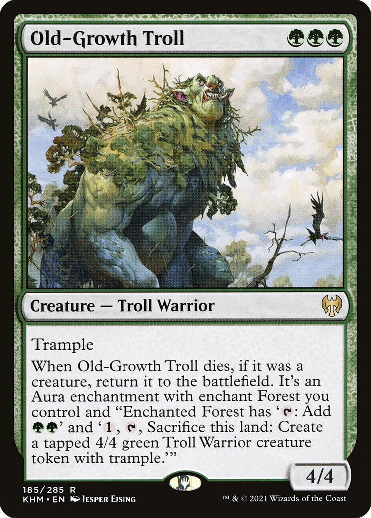 Old-Growth Troll (185) (Kaldheim)