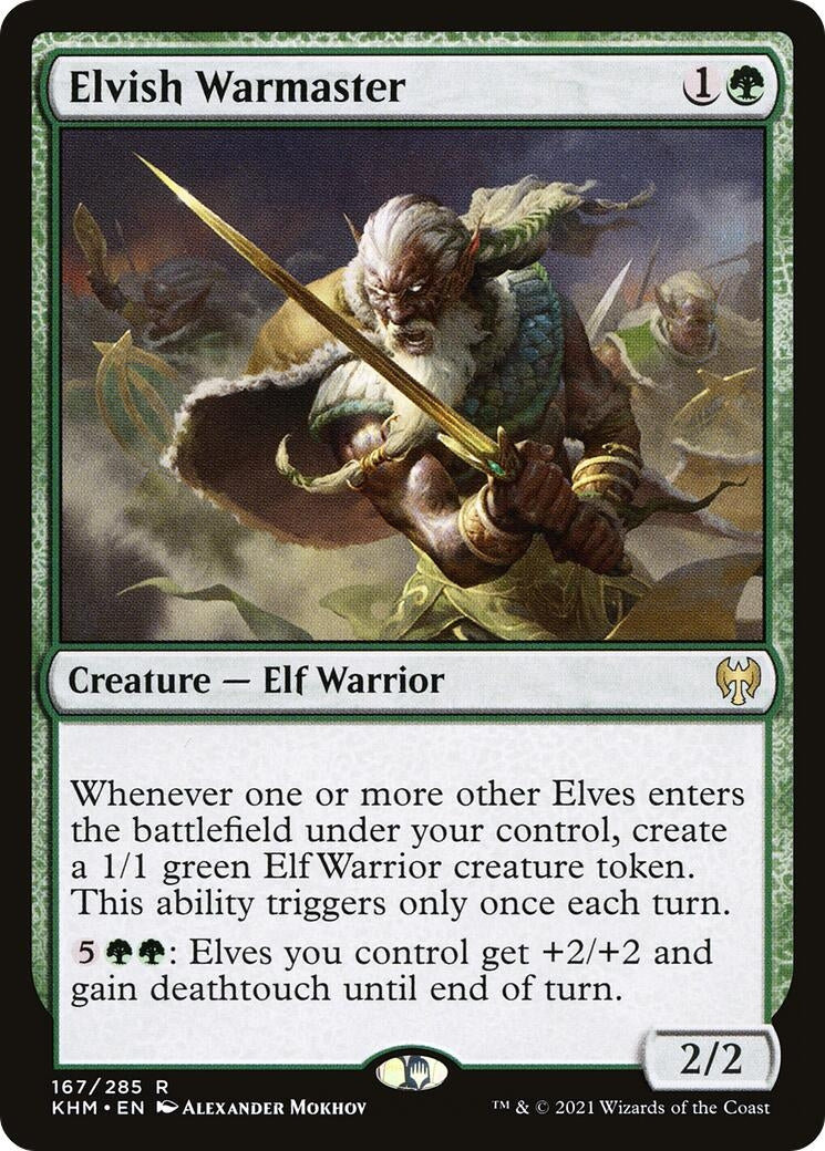 Elvish Warmaster (167) (Kaldheim)