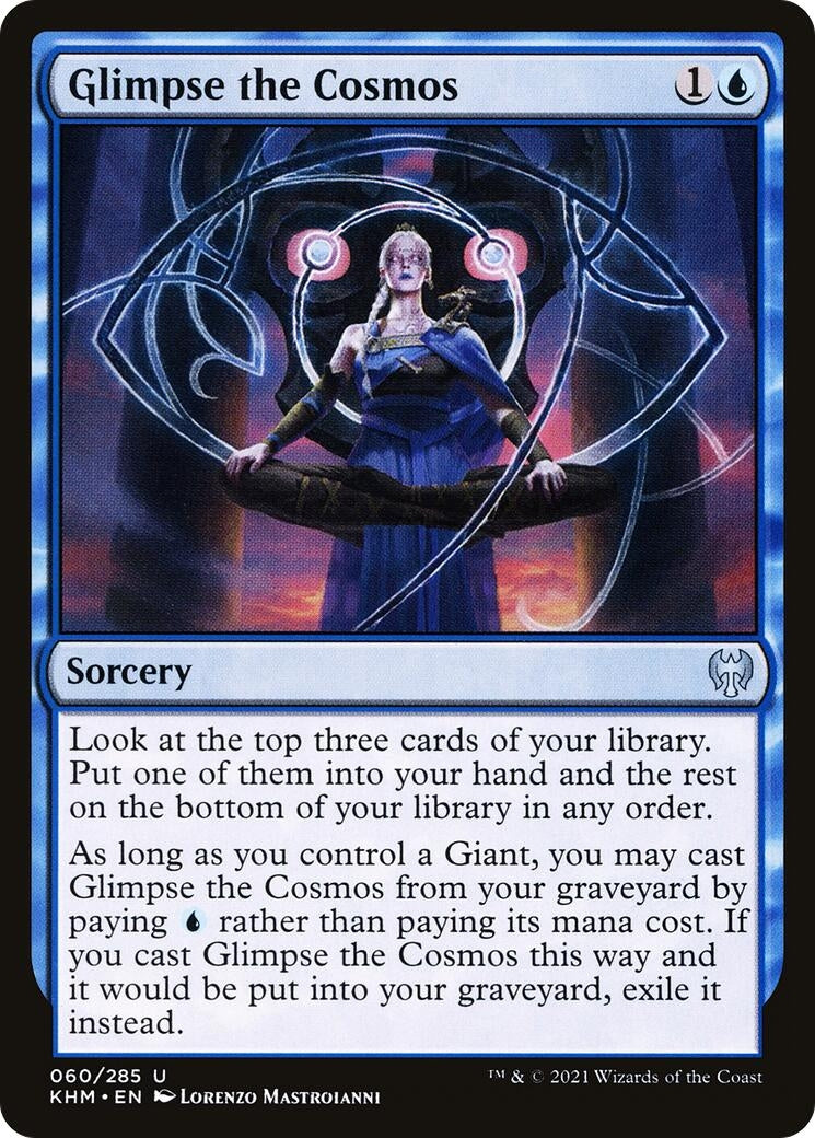 Image for Glimpse the Cosmos (60) (Kaldheim) - Magic: The Gathering