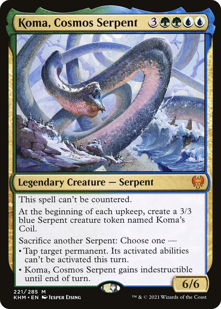 Koma, Cosmos Serpent (221) (Kaldheim)