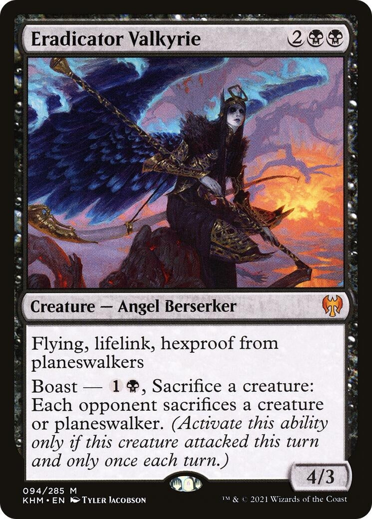 Image for Eradicator Valkyrie (94) (Kaldheim) - Magic: The Gathering