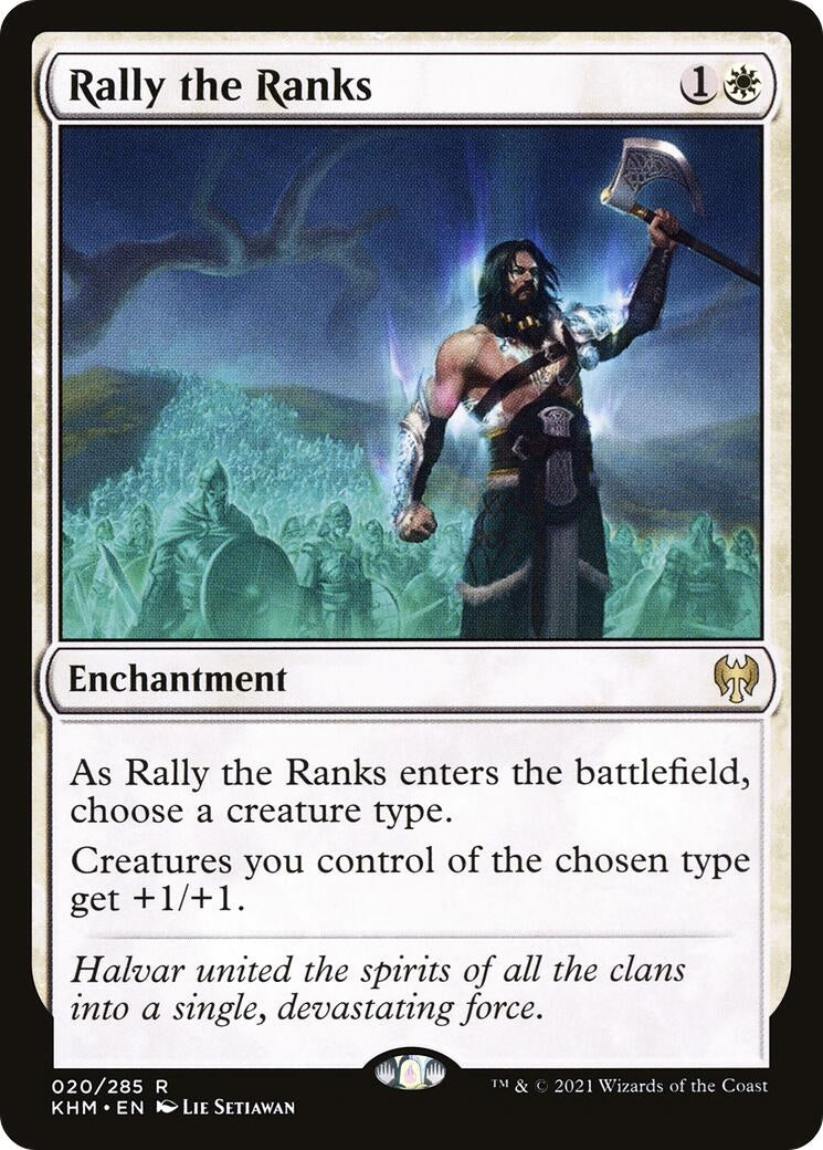 Image for Rally the Ranks (20) (Kaldheim) - Magic: The Gathering
