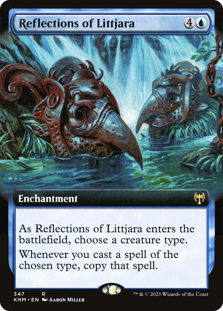 Reflections of Littjara (Extended Art) (347) (Kaldheim)