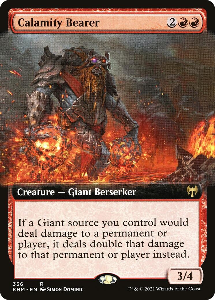 Calamity Bearer (Extended Art) (356) (Kaldheim)