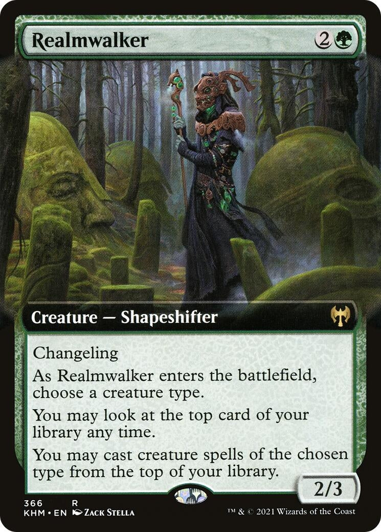 Image for Realmwalker (Extended Art) (366) (Kaldheim) - Magic: The Gathering