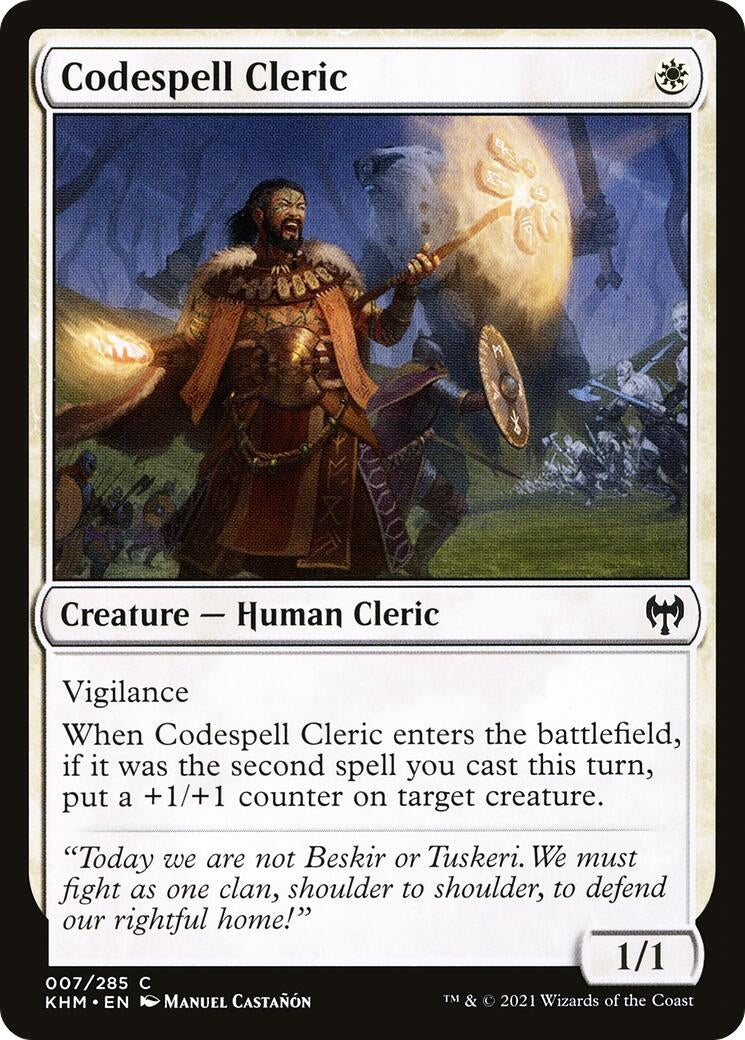 Codespell Cleric (7) (Kaldheim)