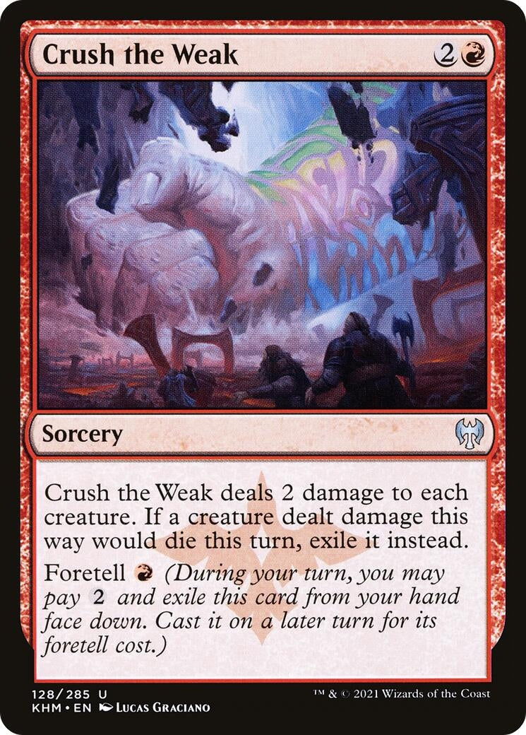 Image for Crush the Weak (128) (Kaldheim) - Magic: The Gathering