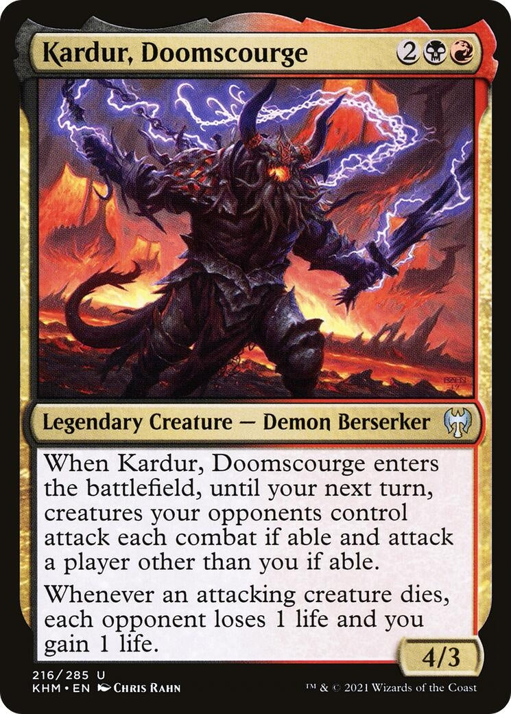 Image for Kardur, Doomscourge (216) (Kaldheim) - Magic: The Gathering