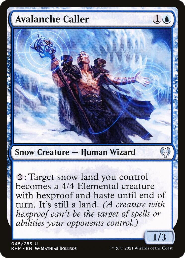Image for Avalanche Caller (45) (Kaldheim) - Magic: The Gathering