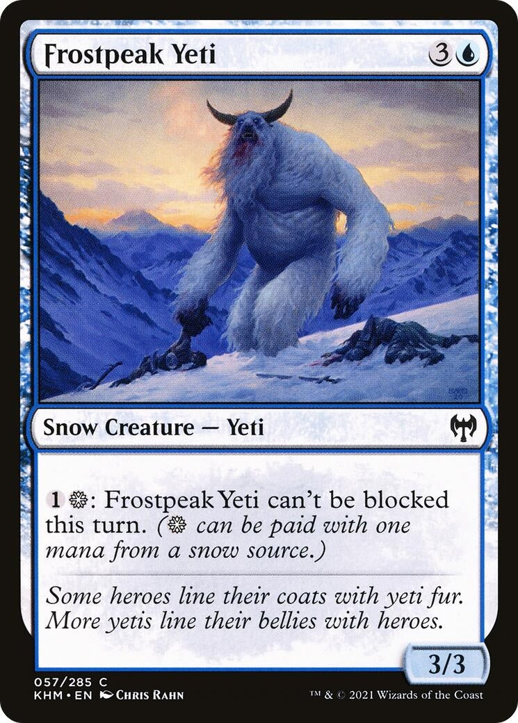Image for Frostpeak Yeti (57) (Kaldheim) - Magic: The Gathering