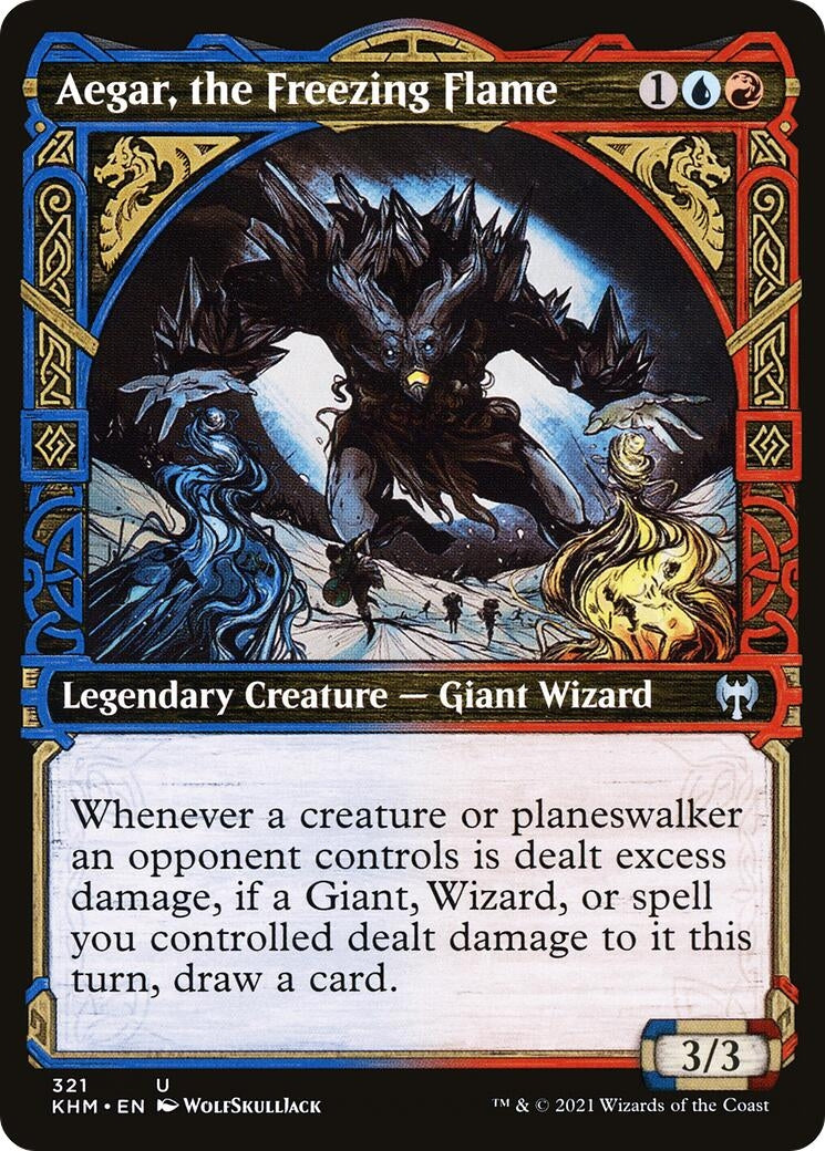 Image for Aegar, the Freezing Flame (Showcase) (321) (KHM) - Magic: The Gathering