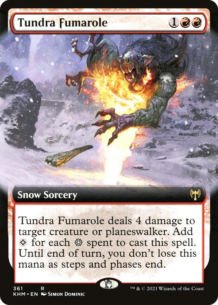 Tundra Fumarole (Extended Art) (361) (Kaldheim)