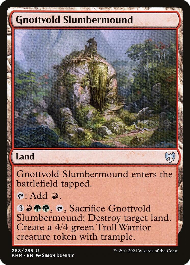 Gnottvold Slumbermound (258) (Kaldheim)