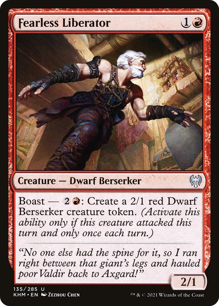 Image for Fearless Liberator (135) (Kaldheim) - Magic: The Gathering