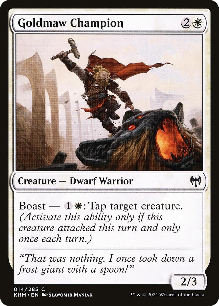 Image for Goldmaw Champion (14) (Kaldheim) - Magic: The Gathering
