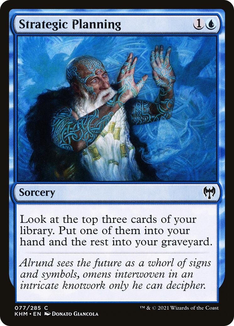 Image for Strategic Planning (77) (Kaldheim) - Magic: The Gathering