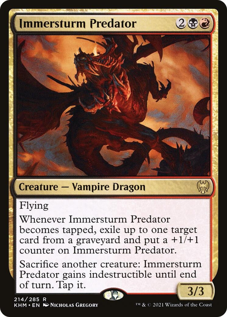 Image for Immersturm Predator (214) (Kaldheim) - Magic: The Gathering