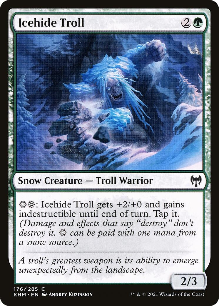 Image for Icehide Troll (176) (Kaldheim) - Magic: The Gathering