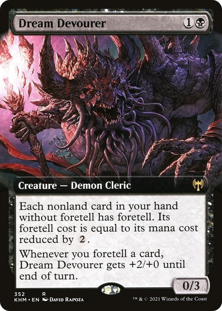 Image for Dream Devourer (Extended Art) (352) (Kaldheim) - Magic: The Gathering