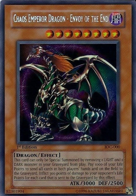 Image for Chaos Emperor Dragon - Envoy of the End (IOC-000) (Invasion of Chaos) - YuGiOh