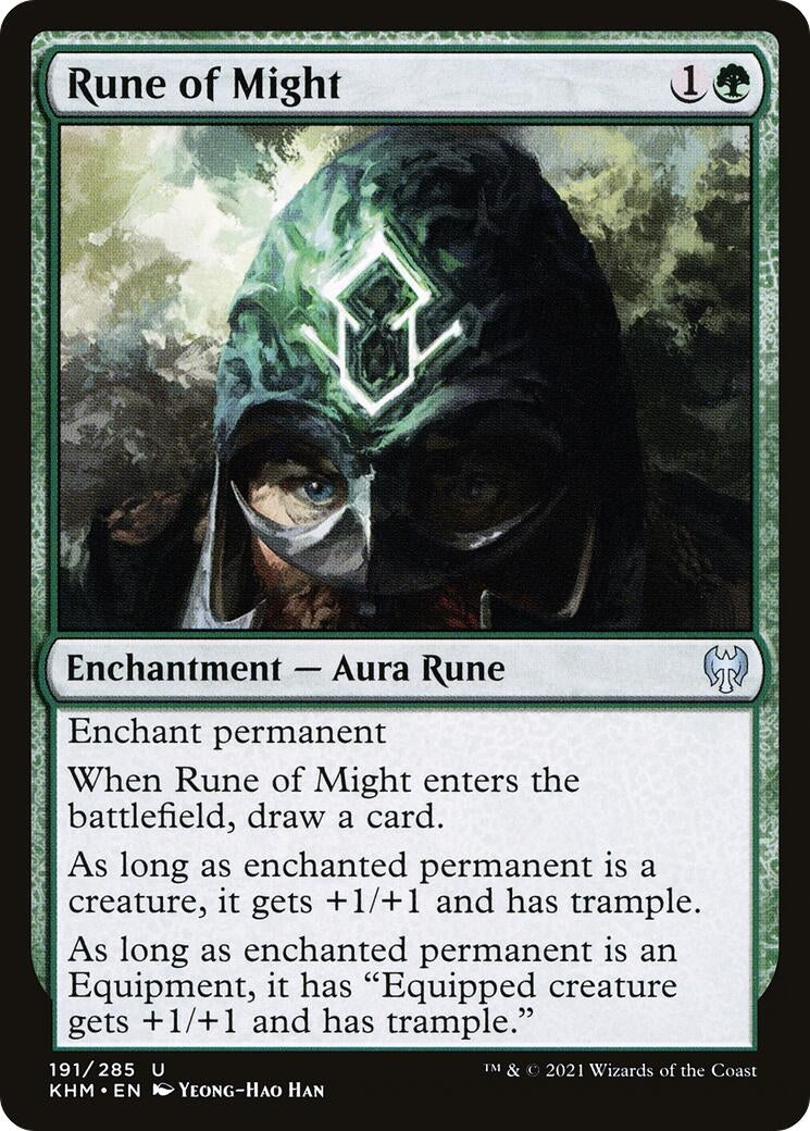 Image for Rune of Might (191) (Kaldheim) - Magic: The Gathering