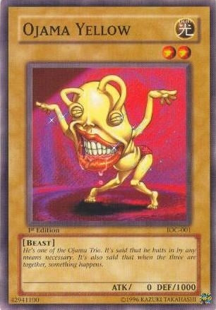 Image for Ojama Yellow (IOC-001) (Invasion of Chaos) - YuGiOh