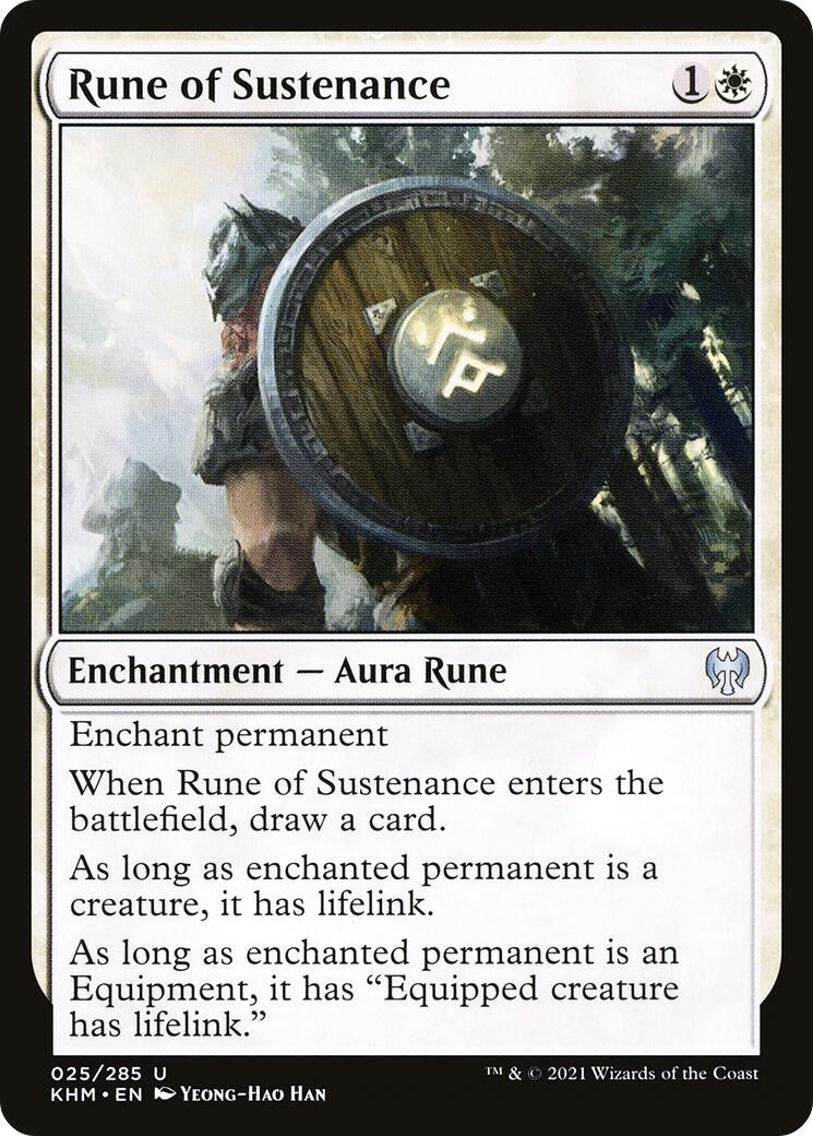 Image for Rune of Sustenance (25) (Kaldheim) - Magic: The Gathering