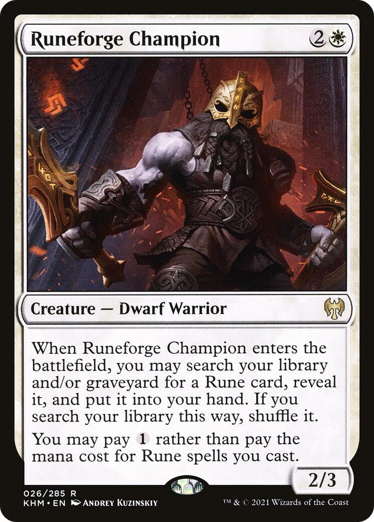 Runeforge Champion (26) (Kaldheim)