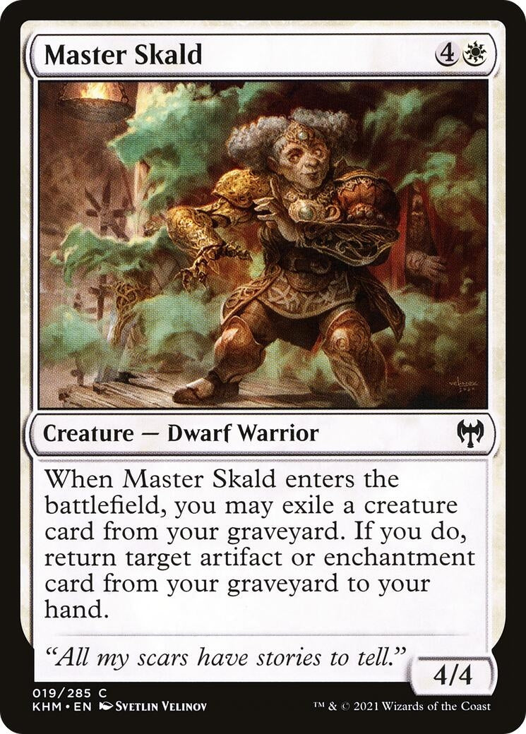 Image for Master Skald (19) (Kaldheim) - Magic: The Gathering