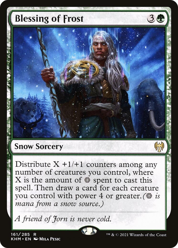 Image for Blessing of Frost (161) (Kaldheim) - Magic: The Gathering