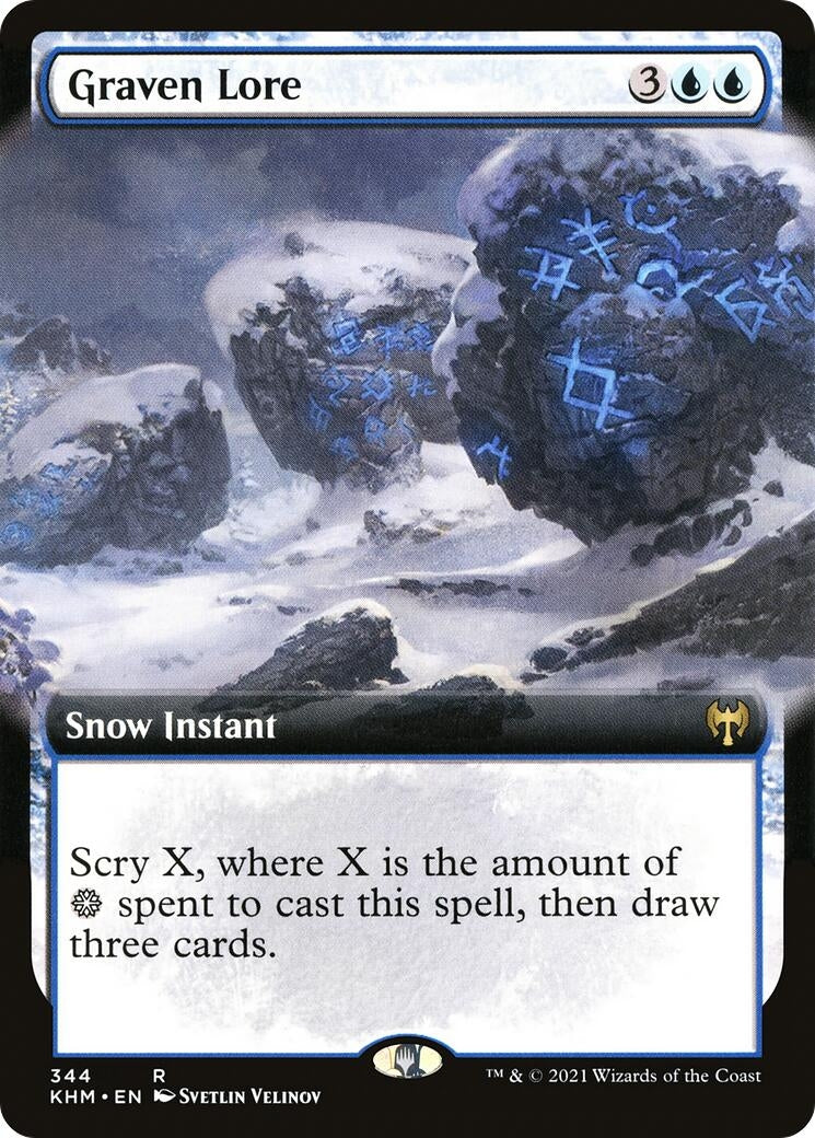 Image for Graven Lore (Extended Art) (344) (Kaldheim) - Magic: The Gathering