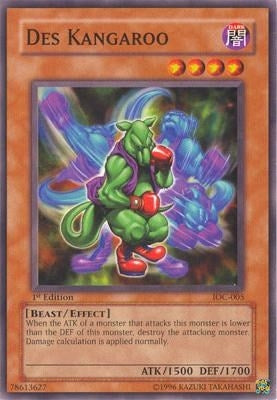 Image for Des Kangaroo (IOC-005) (Invasion of Chaos) - YuGiOh