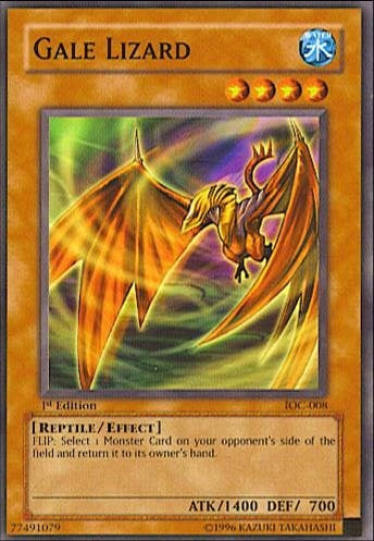 Image for Gale Lizard (IOC-008) (Invasion of Chaos) - YuGiOh