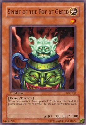 Image for Spirit of the Pot of Greed (IOC-009) (Invasion of Chaos) - YuGiOh
