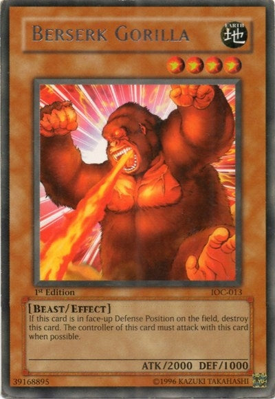 Image for Berserk Gorilla (IOC-013) (Invasion of Chaos) - YuGiOh