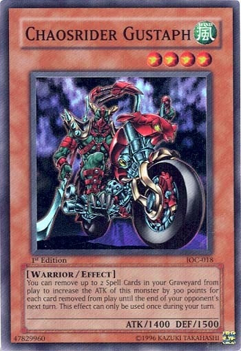Image for Chaosrider Gustaph (IOC-018) (Invasion of Chaos) - YuGiOh