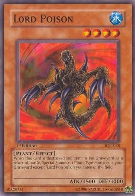 Image for Lord Poison (IOC-028) (Invasion of Chaos) - YuGiOh