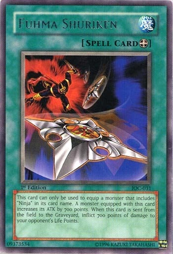 Image for Fuhma Shuriken (IOC-031) (Invasion of Chaos) - YuGiOh