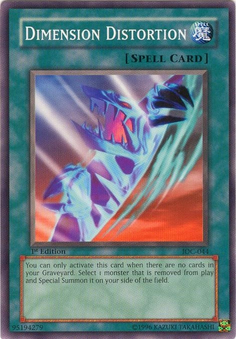 Image for Dimension Distortion (IOC-044) (Invasion of Chaos) - YuGiOh