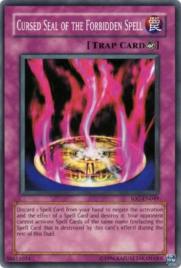 Image for Cursed Seal of the Forbidden Spell (IOC-049) (Invasion of Chaos) - YuGiOh